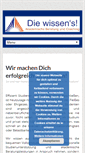 Mobile Screenshot of die-wissens.de